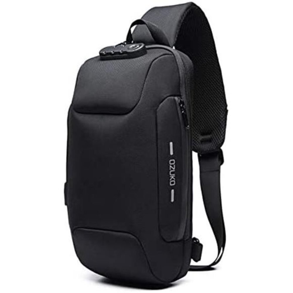 Waterproof Crossbody Sling Bag Anti Theft Lock